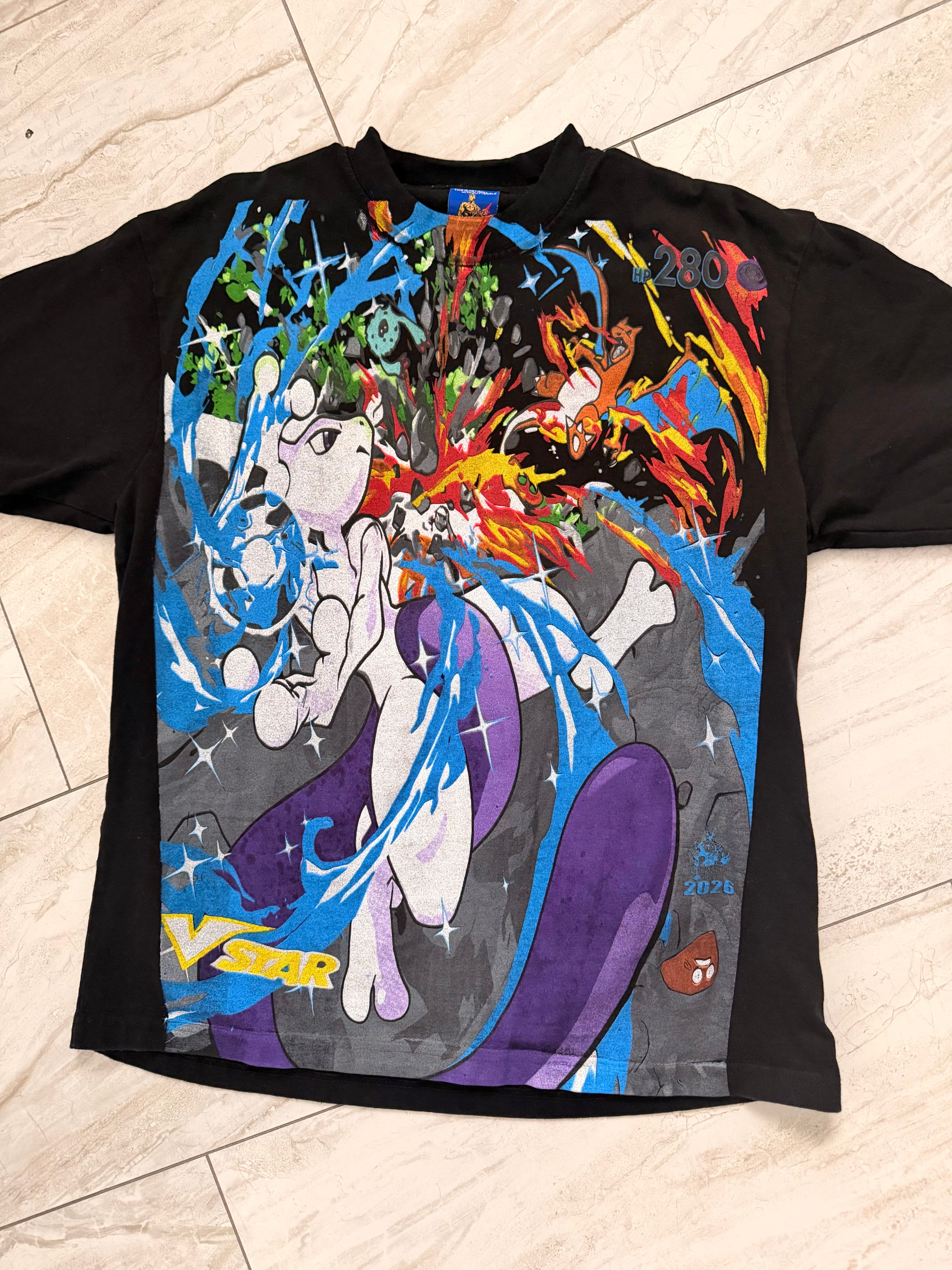 Mewtwo vs Charizard by Vintage Rush / Large