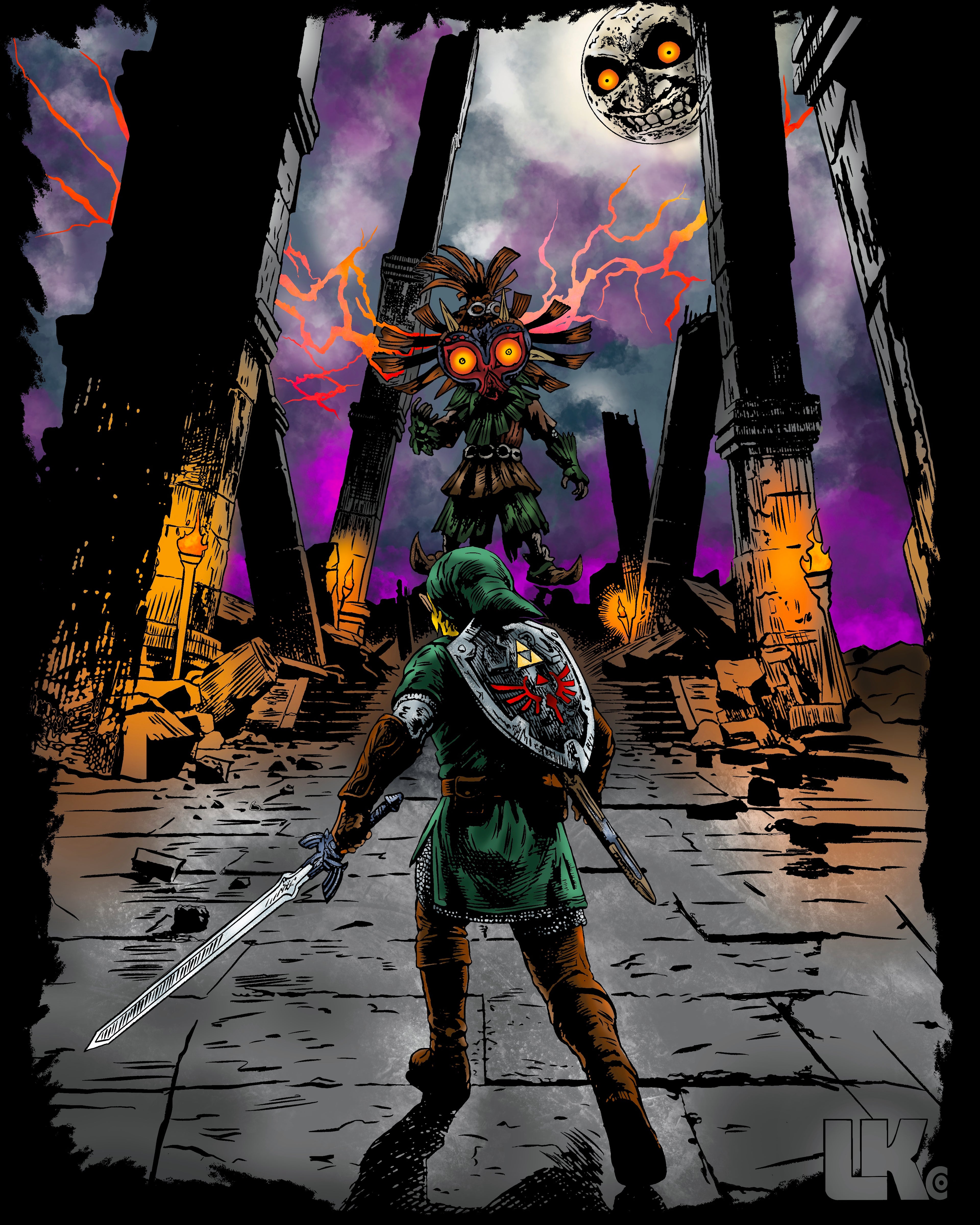 LINK AGAINST THE MOON